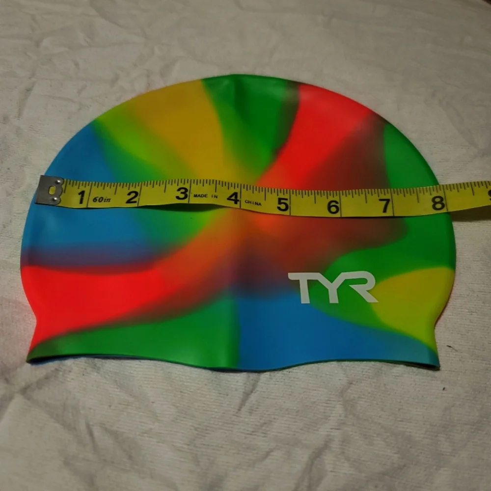 TYR Assorted Graphic Swim Cap Junior Hypoallergenic Silicone